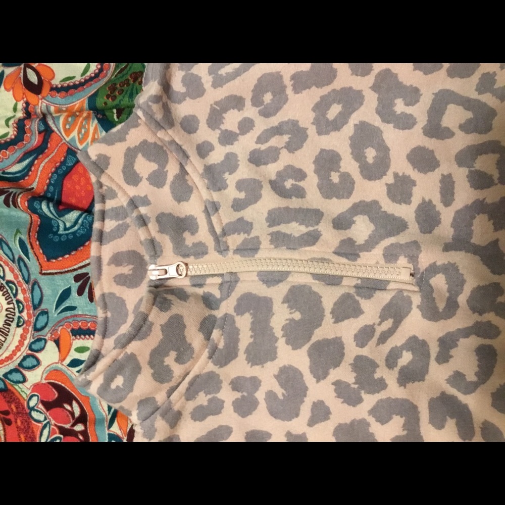 Animal print sweater